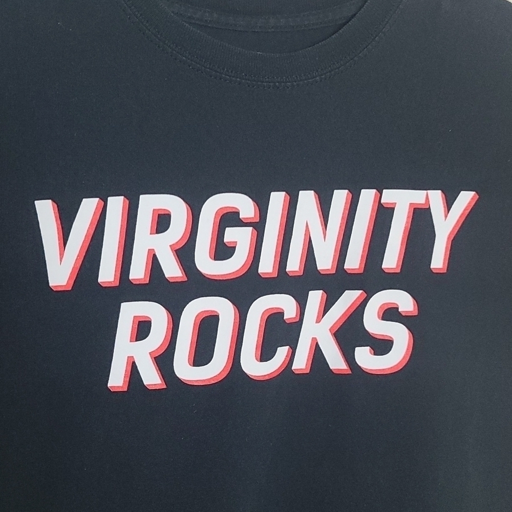 Virginity Rocks black tshirt - Picture 2 of 4